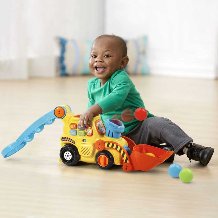 VTech Pop-a-Balls Push & Pop Bulldozer. Каталка