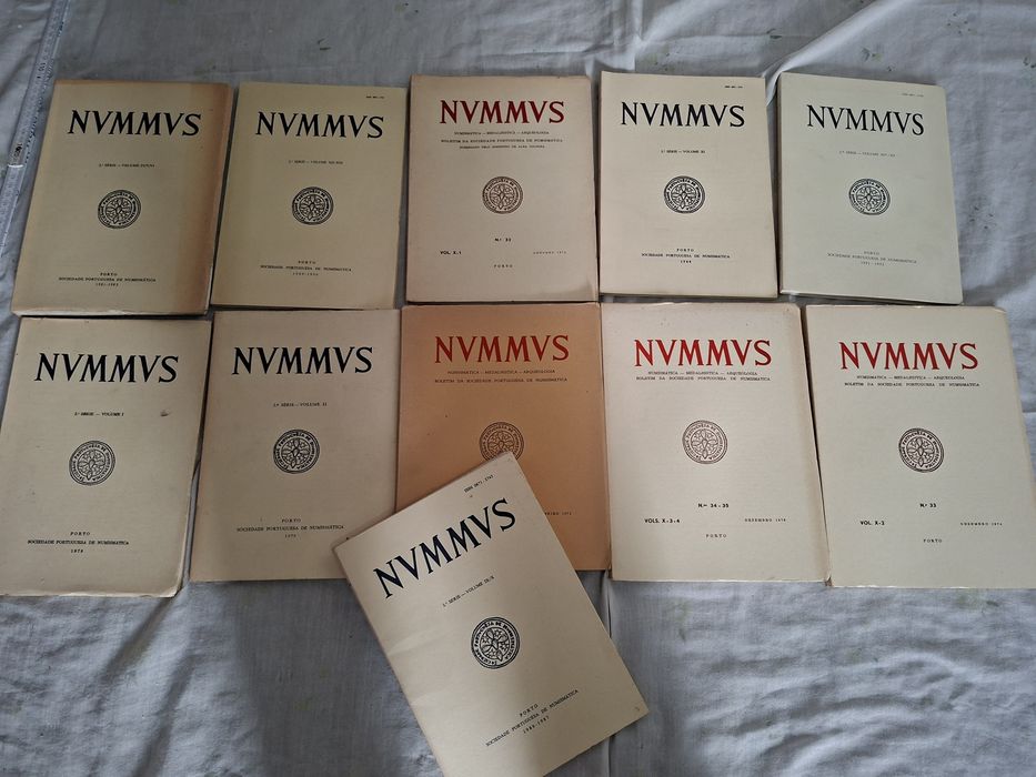 11 números da revista NVMMVS numismática