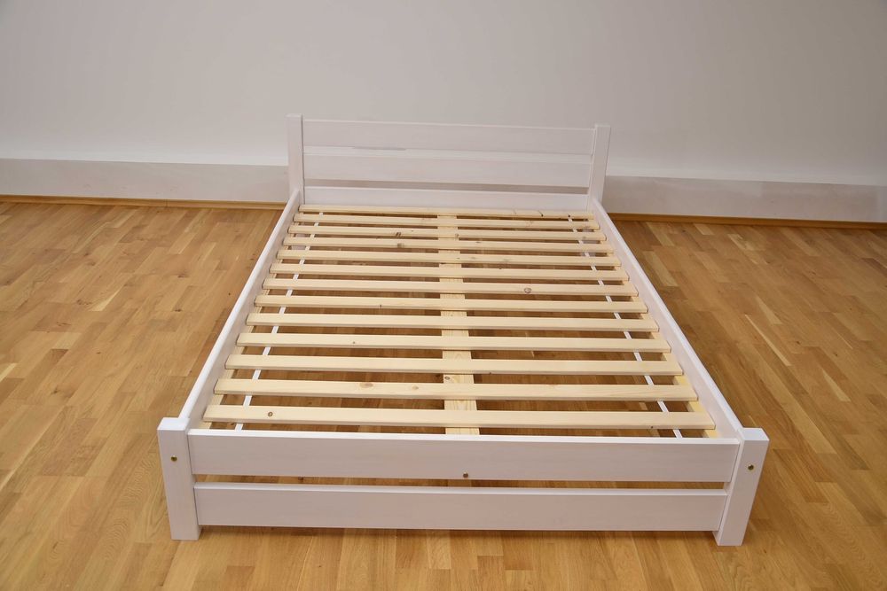 Łóżko Apollo 90/120/140x200 160x200 sosna, białe, szare, dąb, orzech