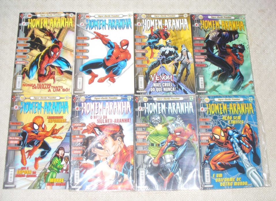 Homem Aranha Premium 1 a 17 col. Completa - Abril Brasil
