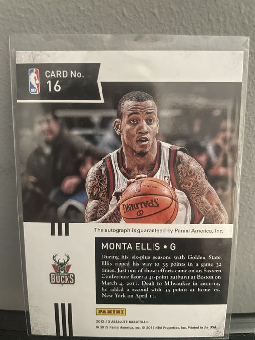 Karta NBA Monta Ellis
