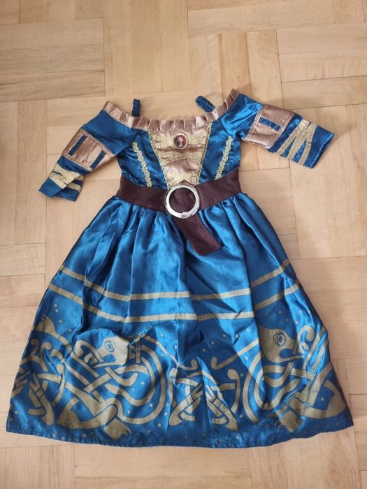 Strój kostium Merida r 98 sukienka