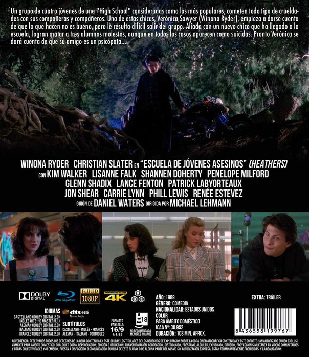 Escuela de Jóvenes Asesinos/Heathers (Blu-Ray)