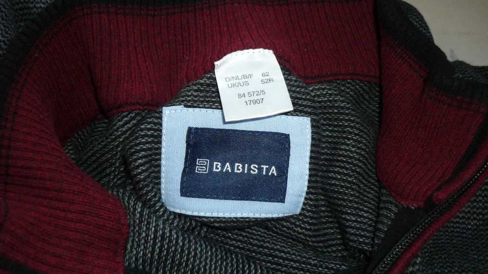 Babista- męski rozpinany sweter bawełniany  r; 62