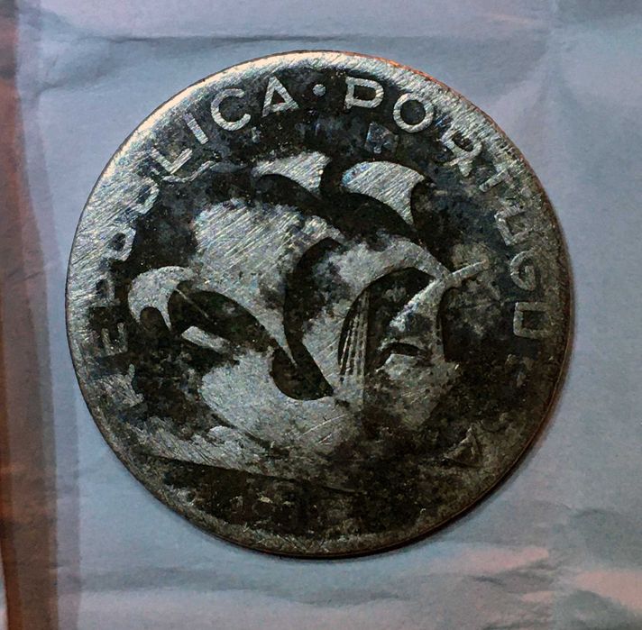 Moeda de 5 escudo República Portuguesa de 1933