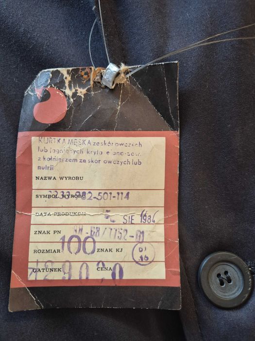 Kurtka zimowa lata 80