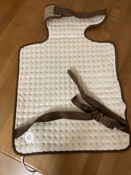 Colete terapeutico aquecido para costas e pescoço