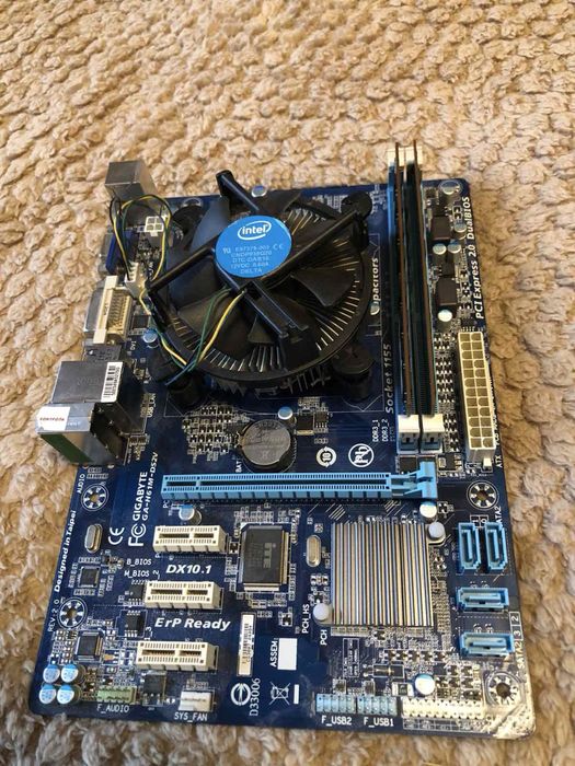 Плата gigabyte ga-h61m-ds2v s1155