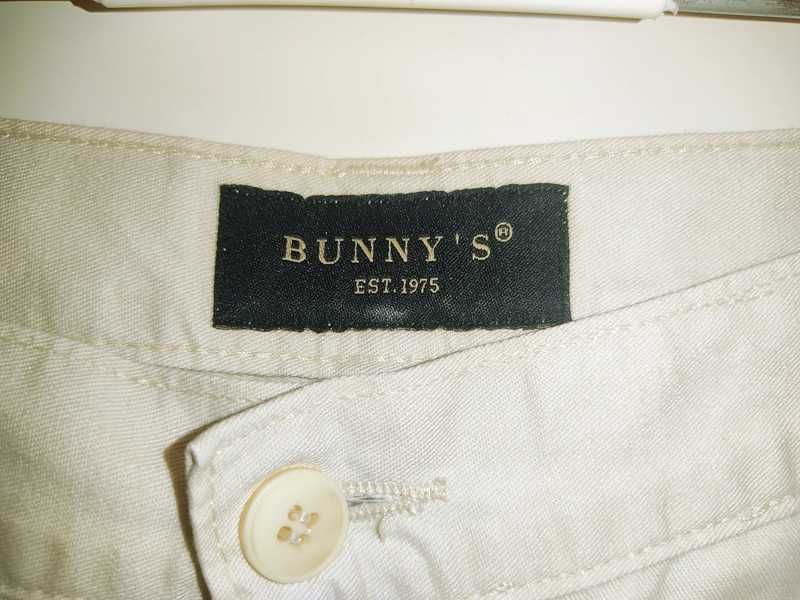 Calças de homem de ganga brancas da Bunny's