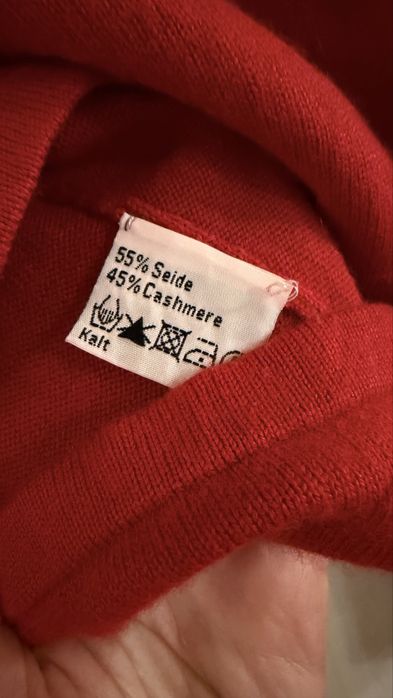 Шовк кашемір adagio брендова кофта поло джемпер