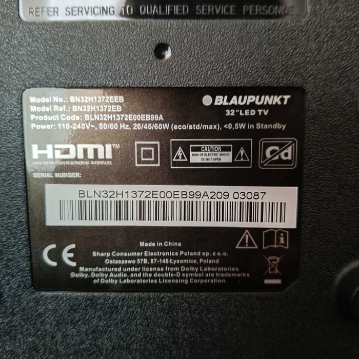Telewizor 32" Blaupunkt