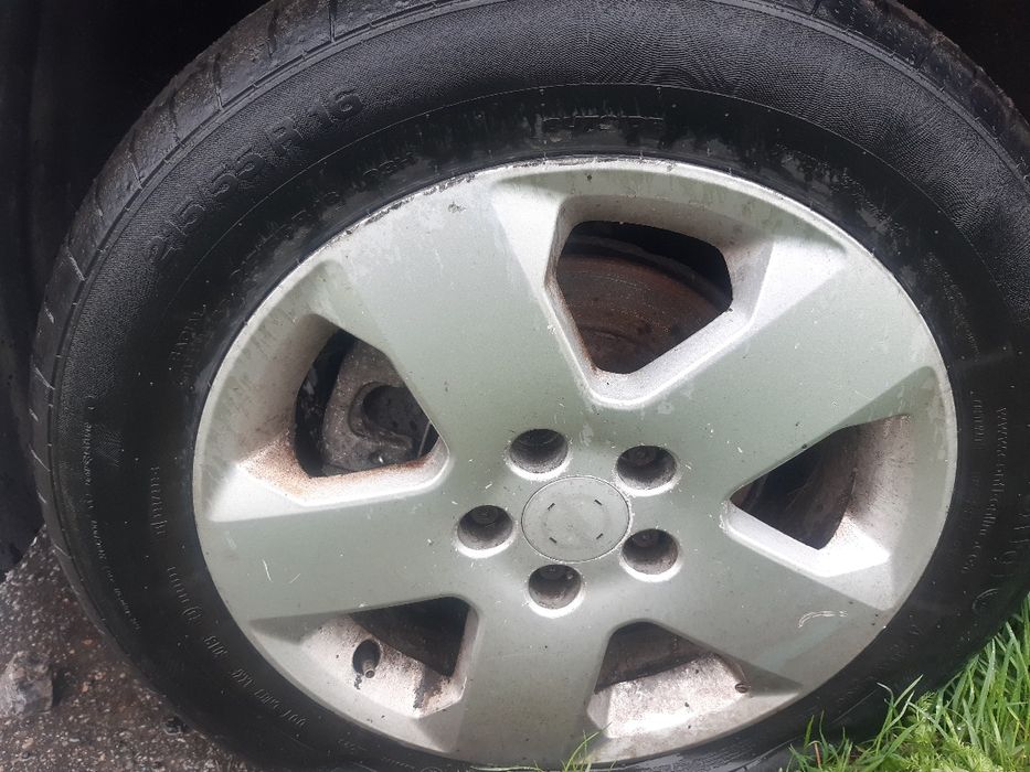 Диски титанові легкосплавні опель 5/110 R16 не гнуті opel