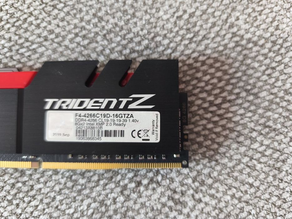 G.SKILL Trident Z 32GB (4x8GB) DDR4 4266MHz