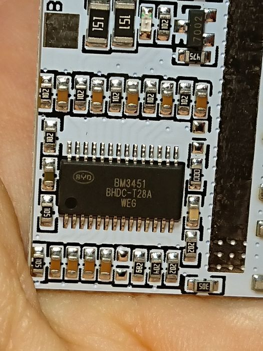 Белая BMS 4S LiFePO4 12.8V 100A с пассивным балансиром