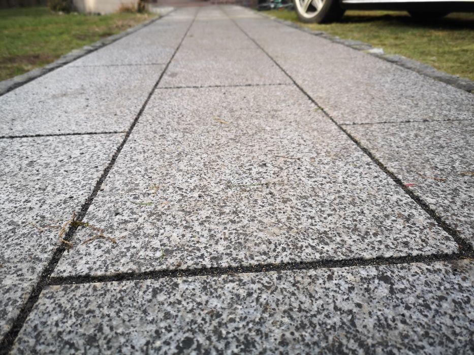 Kostka GRANITOWA SZARA cięta płomieniowana, na podjazdy...PROMOCJA!!