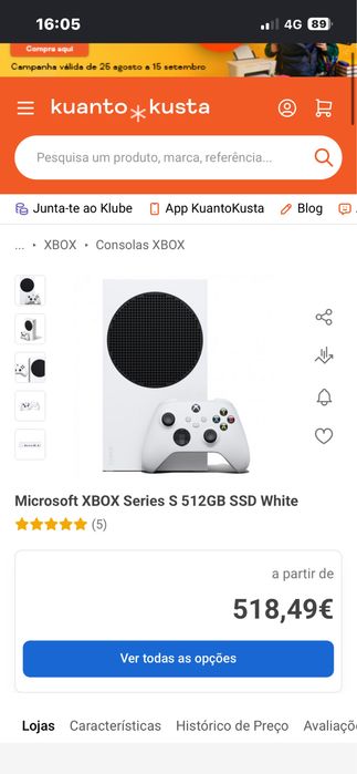 Xbox series s como nova