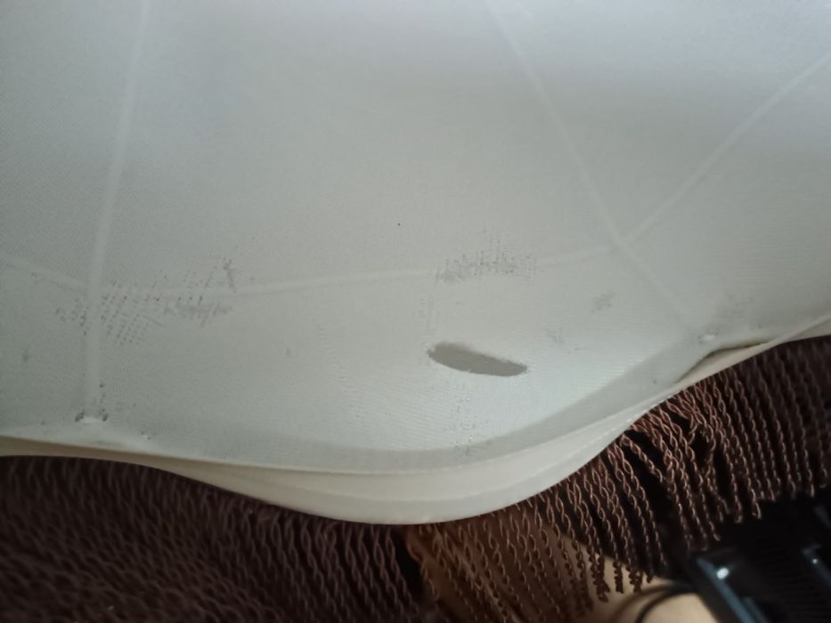 Kremowy klosz, abażur do lampy