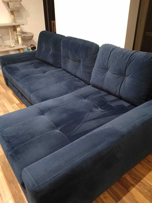 Piękny i wygodny narożnik z funkcją spania 245 cm