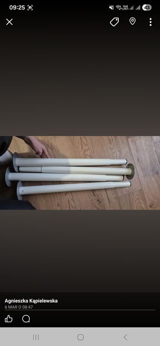 Sprzedam nogi do stołu ikea