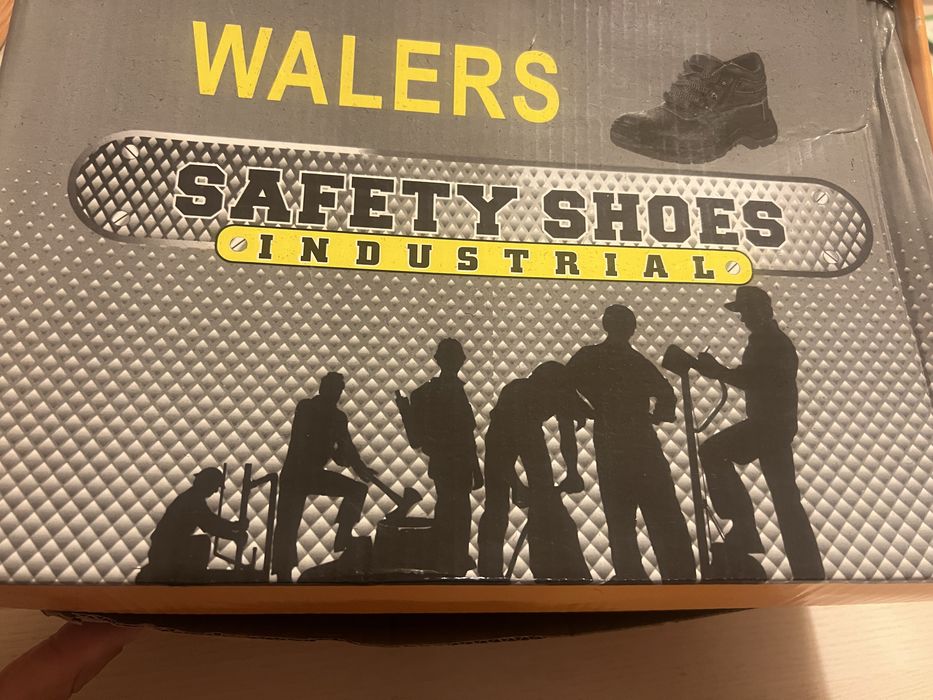 NOVAS Botas de Segurança Walers Industriais Biqueira Aço Tamanho 42/43