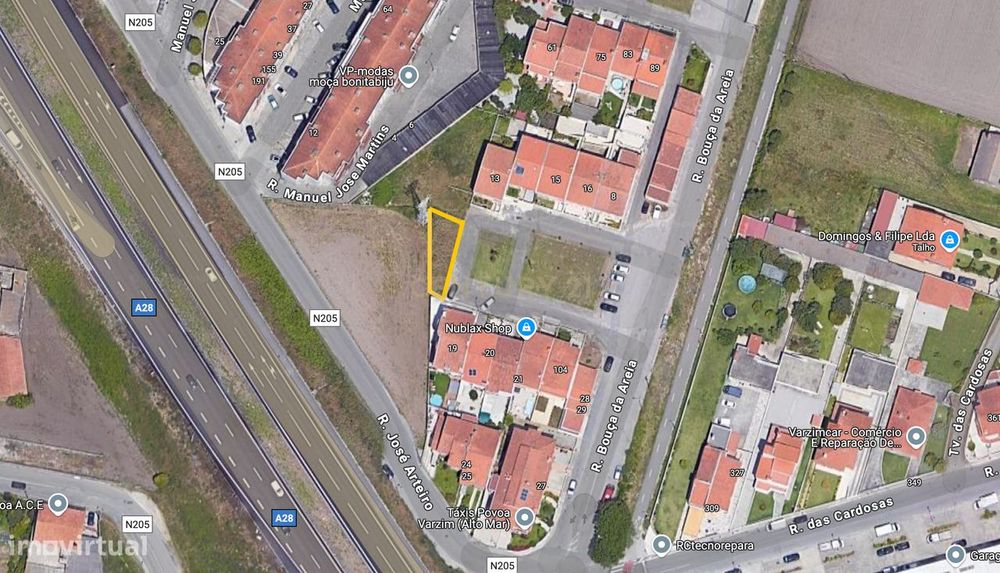 Terreno com 119m2 em Amorim, Póvoa de Varzim, Porto — Aver-O-Mar, Amorim E Terroso, Porto