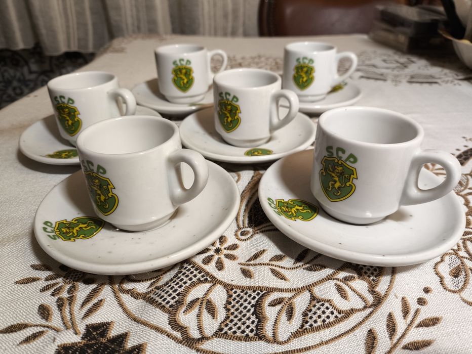 Conjunto chávenas Sporting