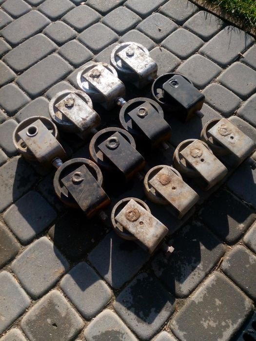 Kółka metalowe industrialne loft masywne najlepsza cena