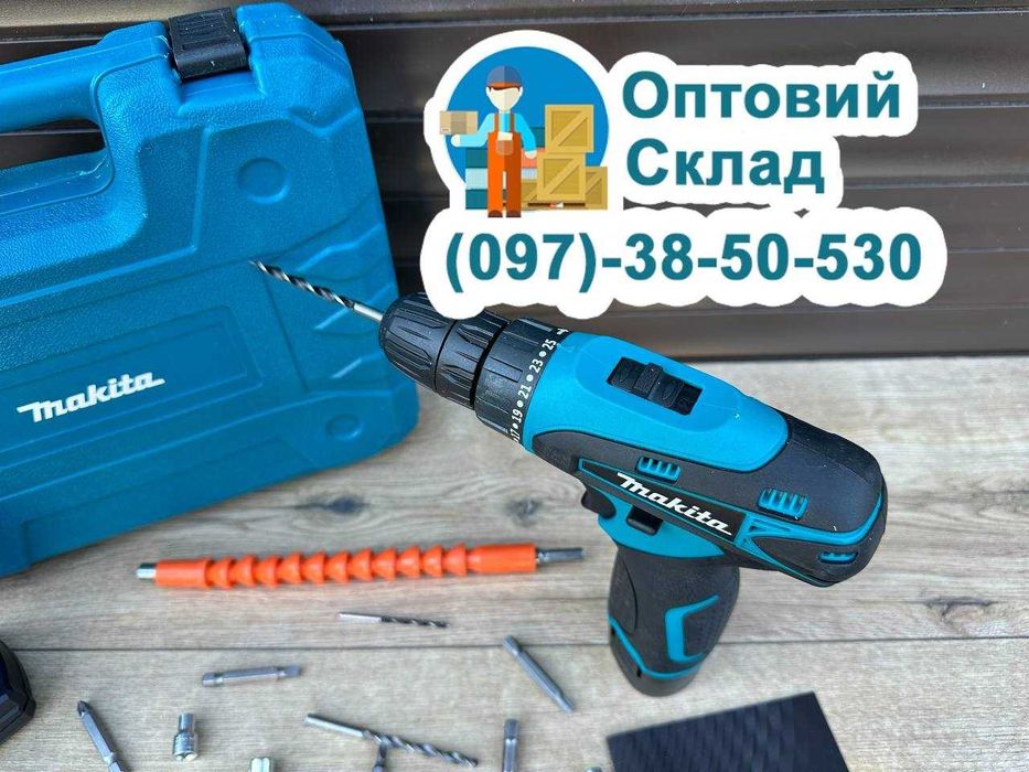 Якісний Акумуляторний Шуруповерт Makita DF330 Шурупокрут 12В/3А Макіта