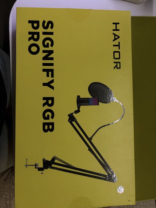 Полный комплект Hator Signify RGB Pro + Пантограф и Поп-фильтр