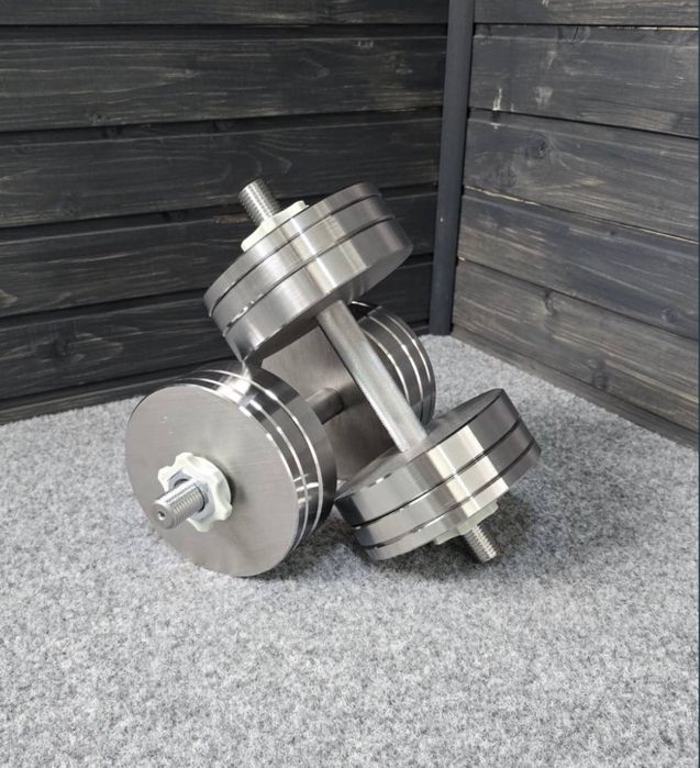 Розбірні Металеві гантелі 2шт 8,10,16,18,20,26,30,40KГ гантель Сталева