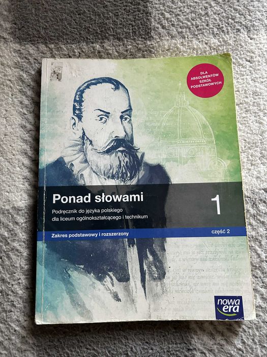 Ponad słowami 1 część 2 zakres podstawowy i rozszerzony