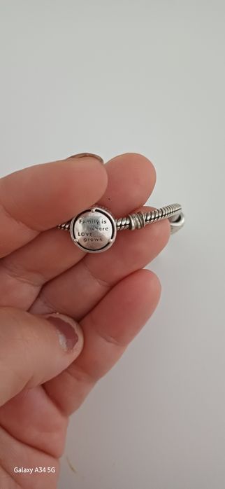 Pulseira Pandora Original + 8 Berloques | Ideal para oferecer a uma Mãe Especial