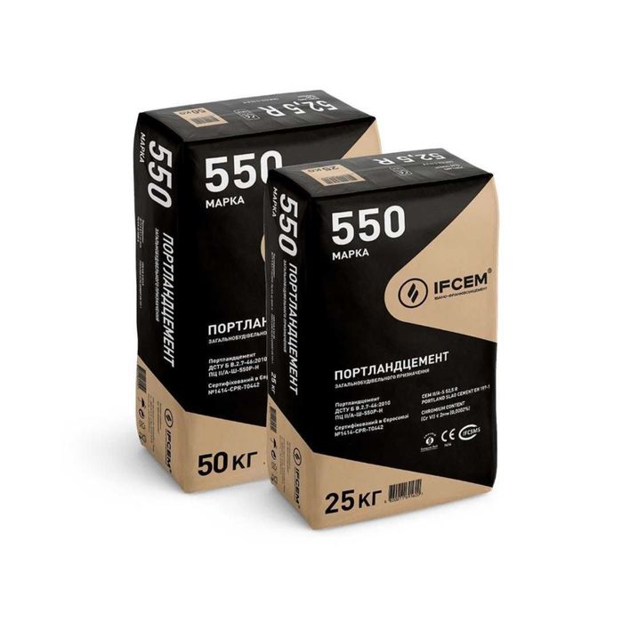 Цемент франківський м-500 25 кг м-550 25 кг ПІСОК доставка