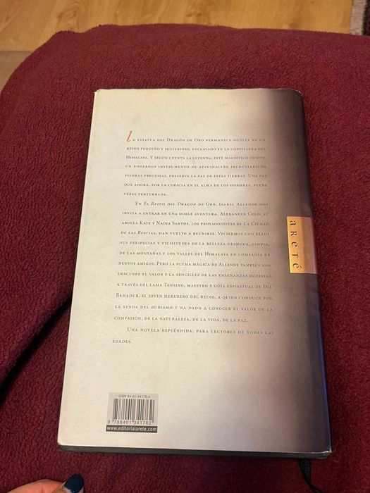 Książka "El reino del dragón de oro"