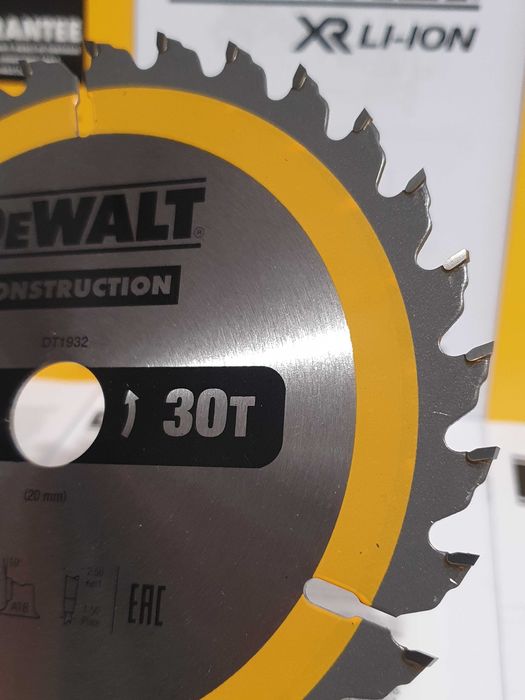 Tarcza DEWALT do drewna 160x20x2,5mm z-30HW pila pilarka nowa