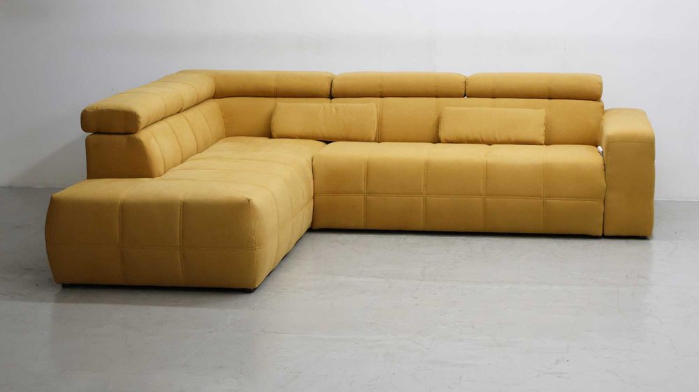 SFP DESIGN narożnik regulowane zagłówki rogówka sofa kanapa tkanina