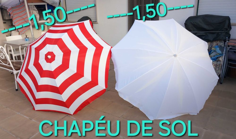 CHAPÉUS GUARDA SOL DE PRAIA. Casa,Terraço,Campismo,Lazer.