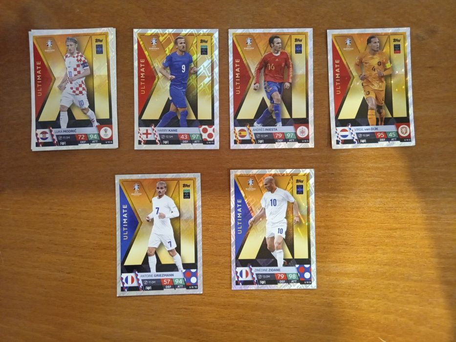 Cartas Topps Match Attax Euro 2024