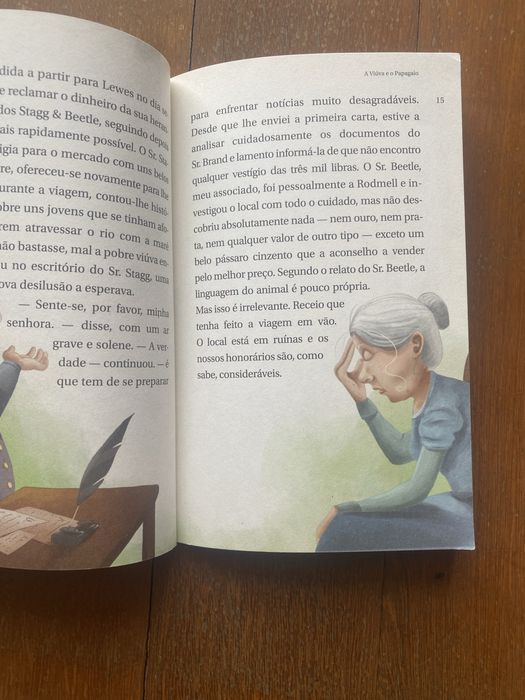 Livro a viuva e o papagaio