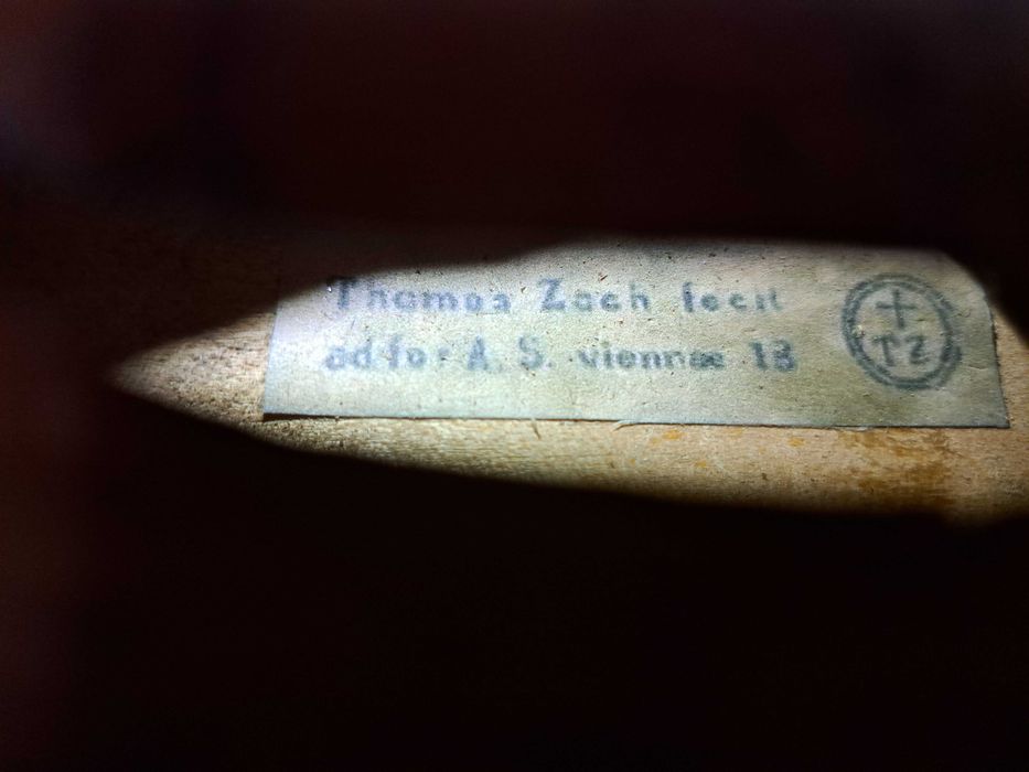 STARE SKRZYPCE 4/4 Thomas Zach plus smyczek i futerał