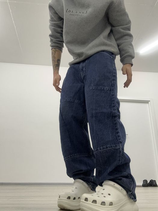 Мужские широкие джинсы карпентеры в стиле Carhartt