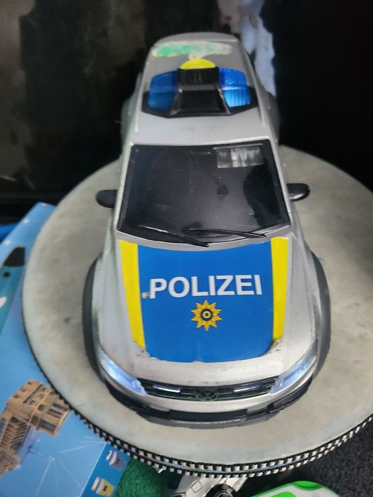 Wóz strażacki, policyjny garaż, złomek jest sterowany, pilotem McQueen