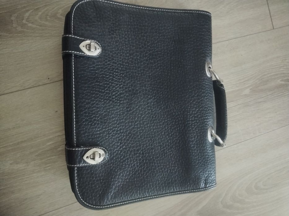 Мужской портфель  мягкий кожаный Eminsa