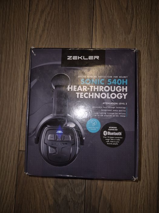 Słuchawki Zekler Sonic 540H na kask nauszniki ochronniki słuchu