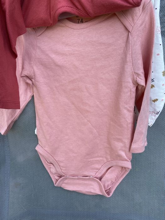 Body bodziaki niemowlęce 3pak 74