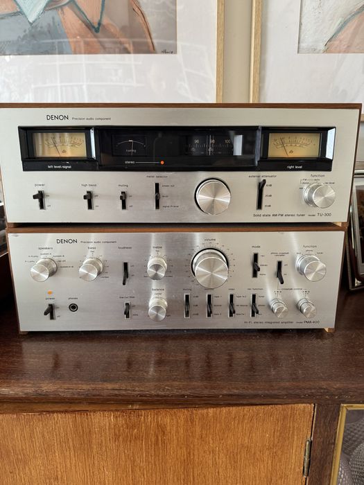 Raro Aplificador Denon PMA-400 + Tuner TU-300