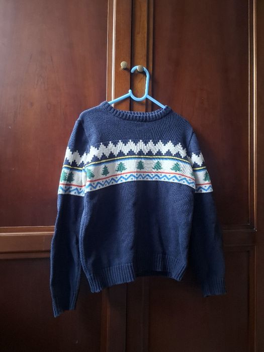 Sweter chłopięcy r140 świąteczny