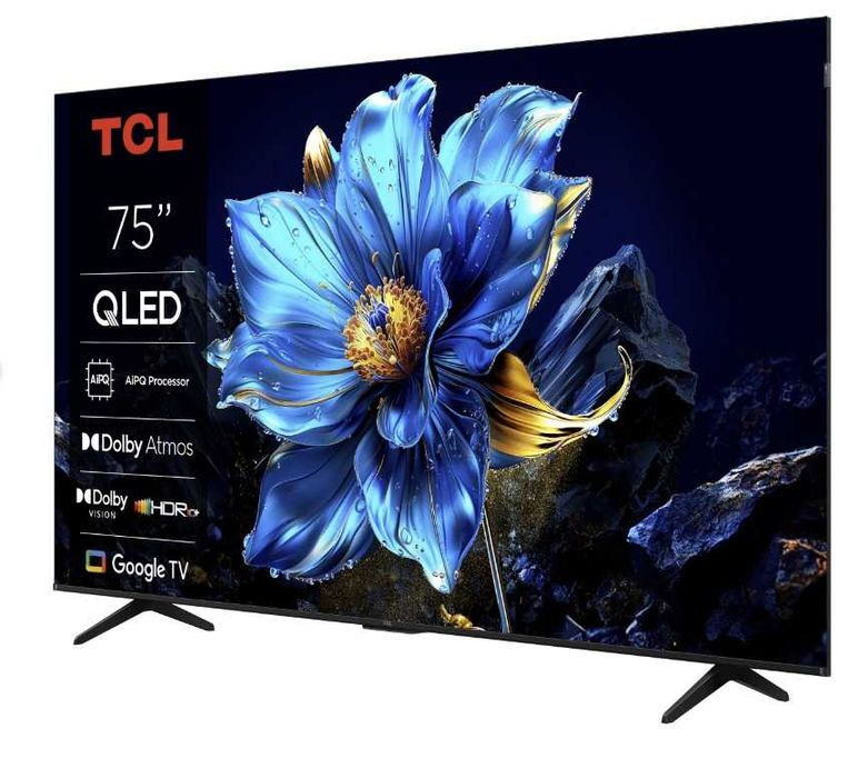 Telewizor QLED TCL 75P7K 75" 4K Wifi Smart TV: Google TV, Bluetooth