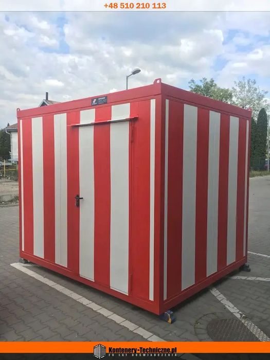 Kontener techniczny 2450x5000 pod magazyn energii | stalowy | producent