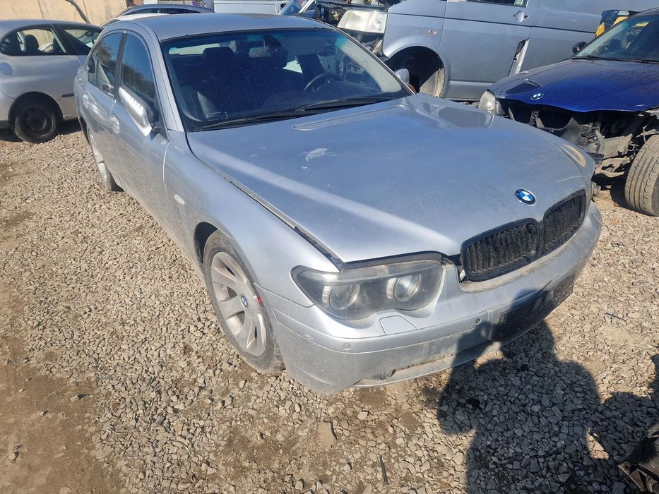 bmw e65 730d 354/7 titansilber metalic maska zderzak lampa grill błotnik drzwi zbiornik paliwa